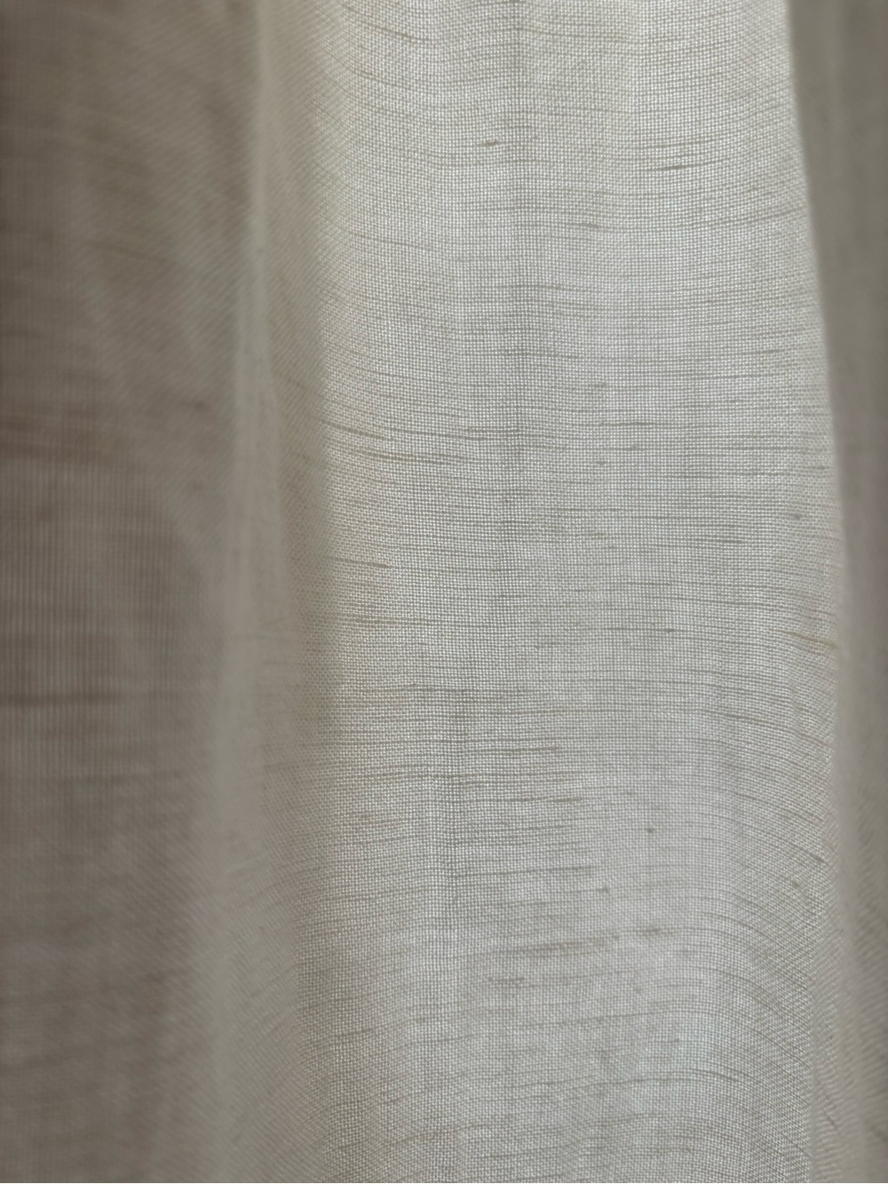 Linen Sabo Skirt Dress Puff Sleeve - Picture 6 of 11